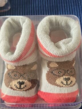 Kids Bear Face Booties 0-12 Months